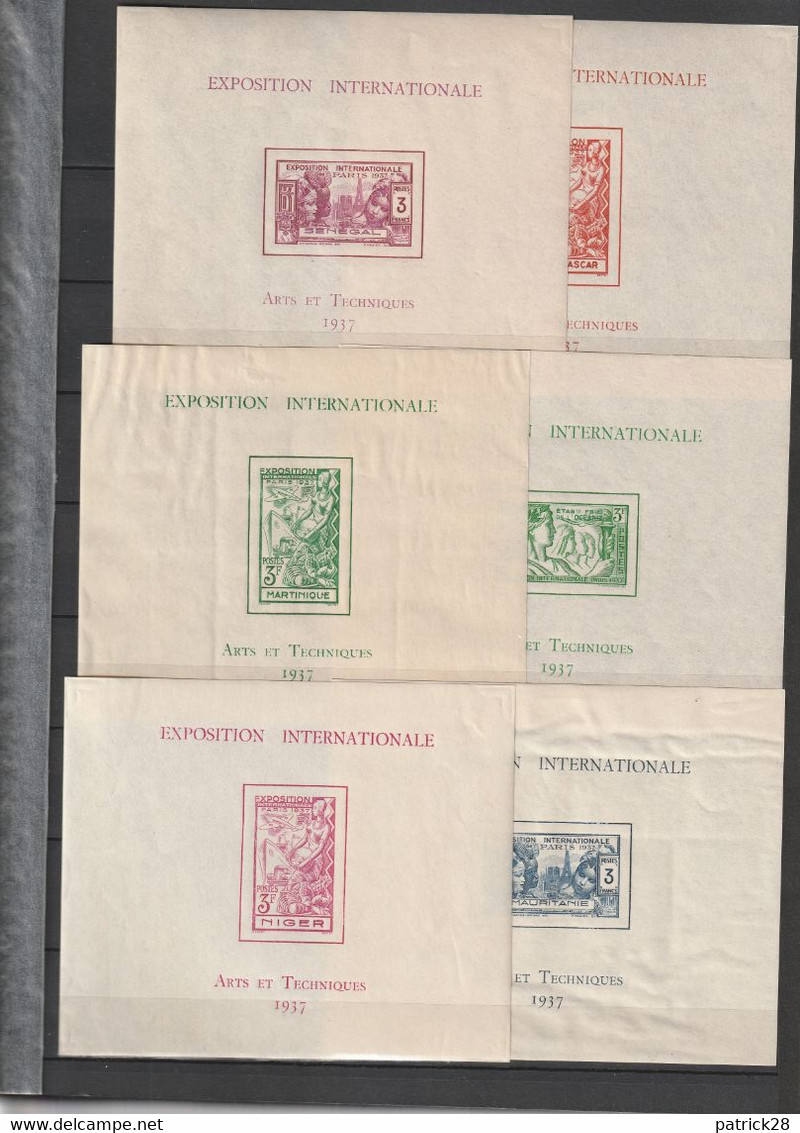 1937 Exposition Internationale De Paris, 12 Valeurs Neuf* Et ** - 1937 Exposition Internationale De Paris