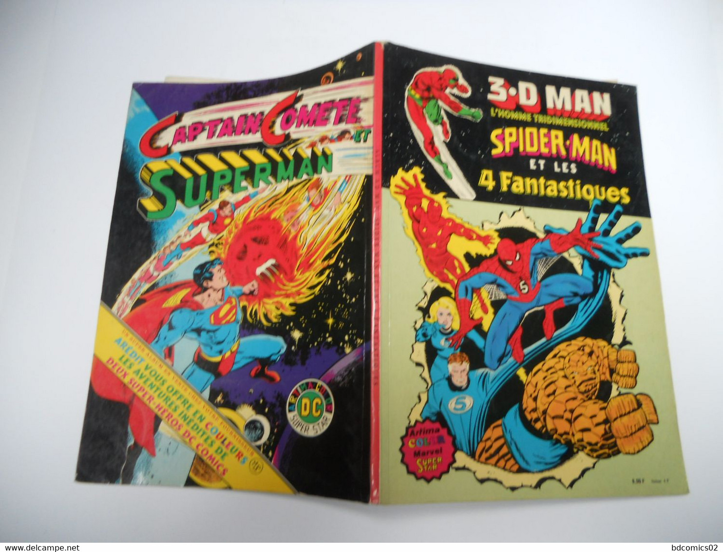 3.D Man,L'HOMME TRIDIMENTIONNEL  Spider-Man Et Les 4 Fantastiques - CRAIG, Jim AREDIT 1981 - Spiderman