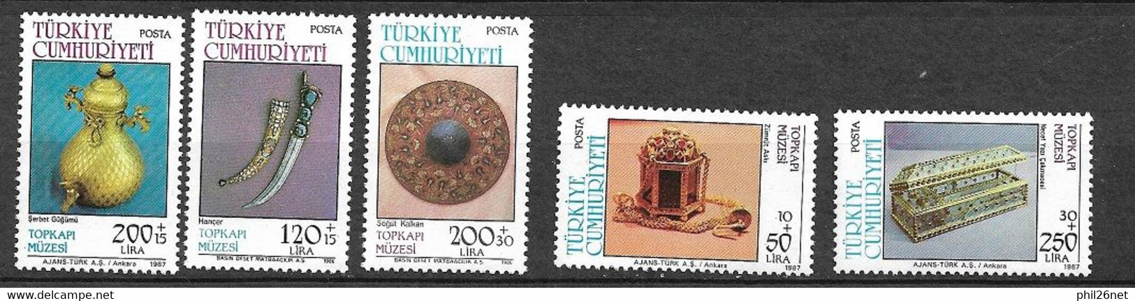 Turquie N° 2500; 2501 Et 2537 à 2539  Neufs * * TB  + MNH VF  - Ungebraucht