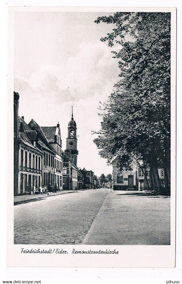 D-11614   FRIEDRICHSTADT / EIDER  : Remonstrantenkirche - Nordfriesland