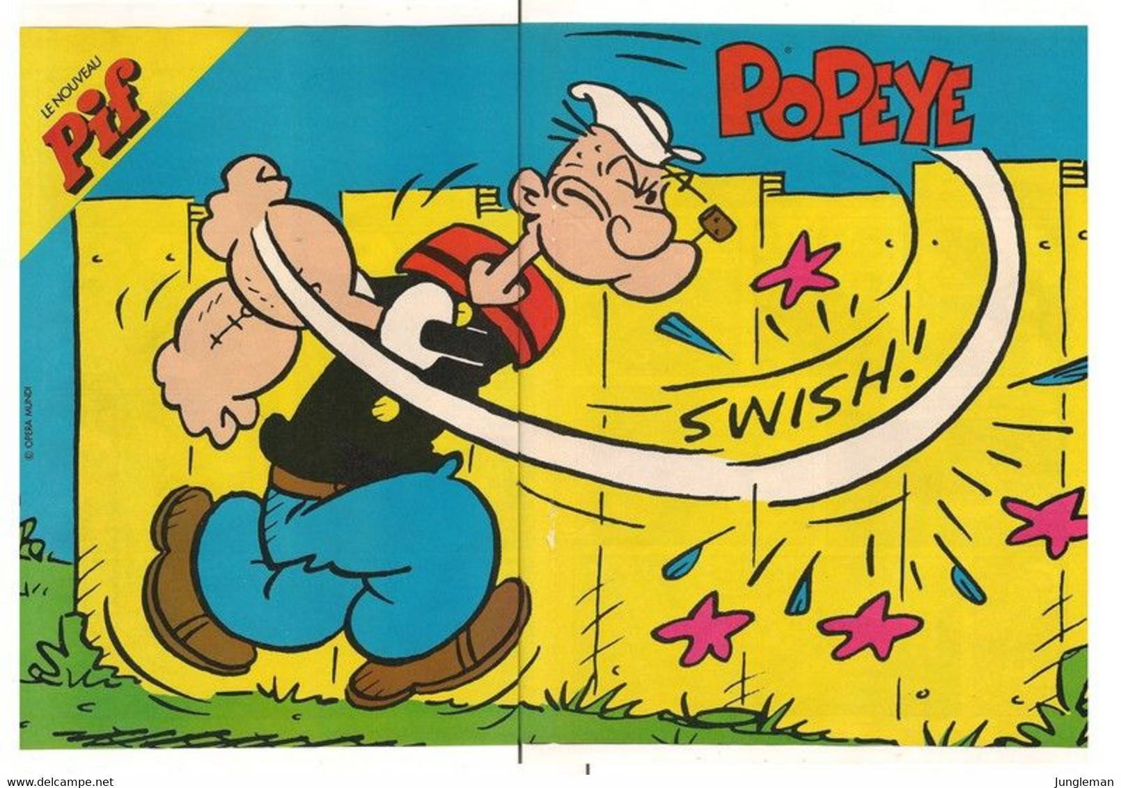 Les BD Blocs De Pif - Supplément Détachable - Festival Popeye - Un Gag Par Page - Avec Poster Central. - Pif & Hercule