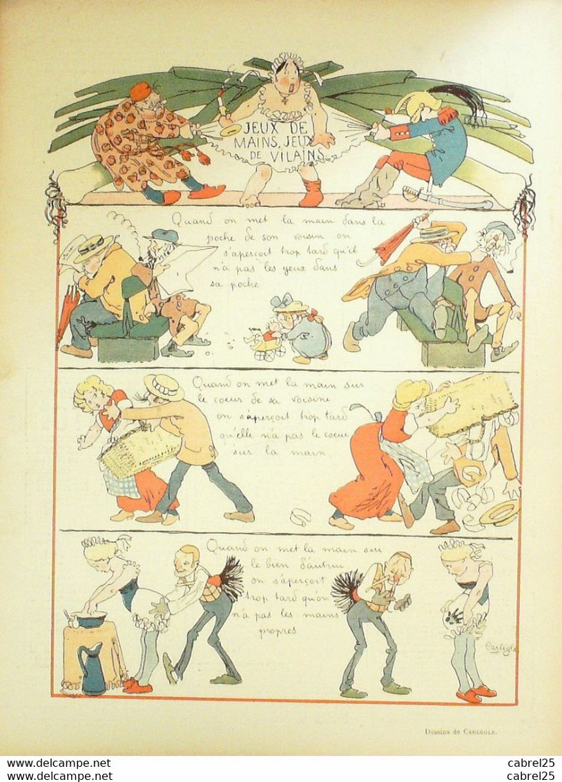 REVUE "LE RIRE"-1903- 18-VILLEMOT ROUBILLE HUARD GERBAULT GOSE METIVET - 1900 - 1949