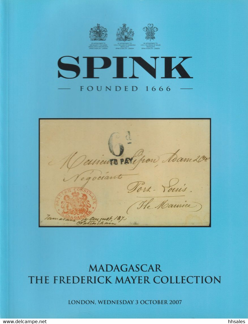 MADAGASCAR, The Frederick Mayer Collection, Spink 2007 Auction Catalogue - Cataloghi Di Case D'aste