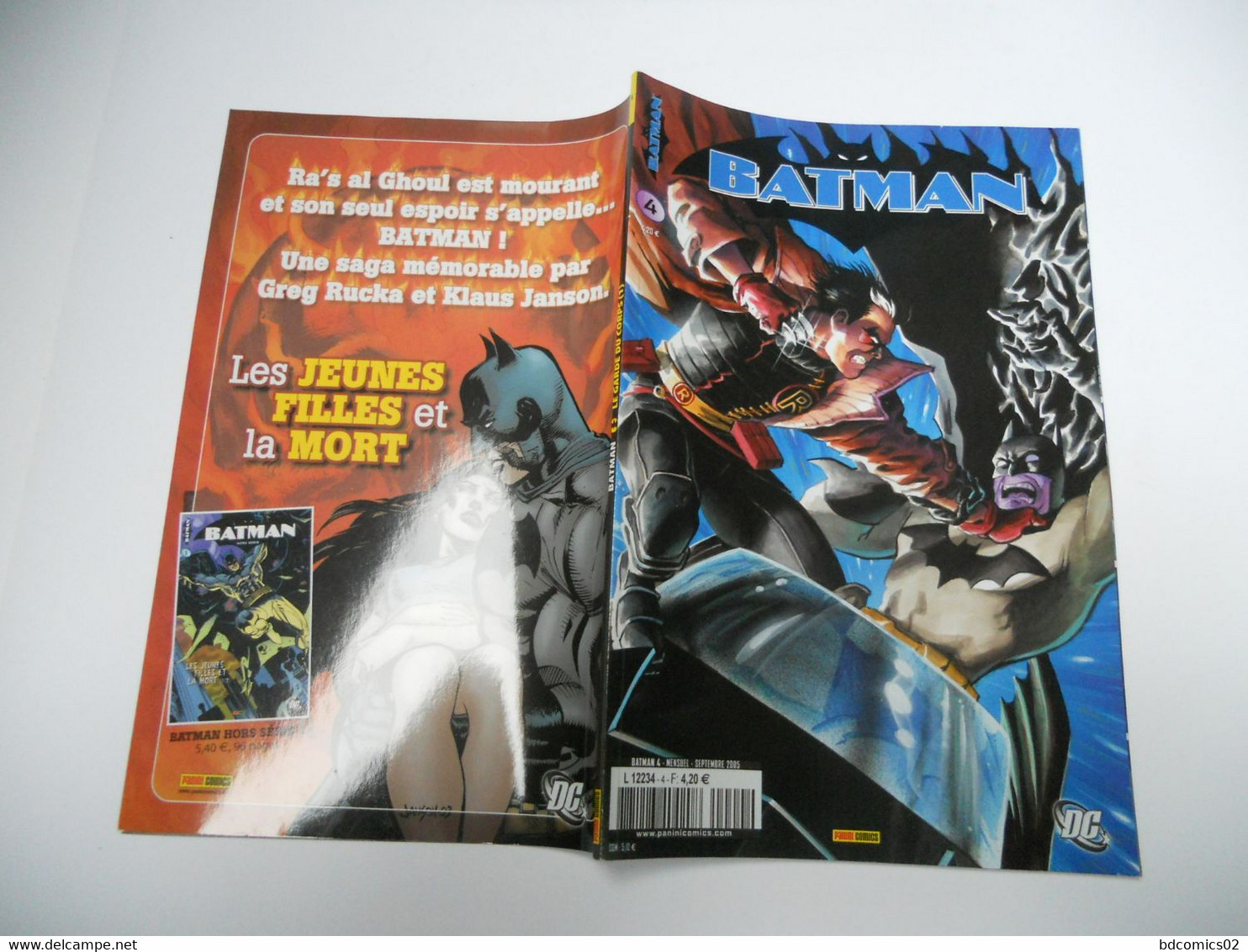 Batman N° 4 : "Le Garde Du Corps (1)"09/2005 PANINI DC TBE C6 - Batman