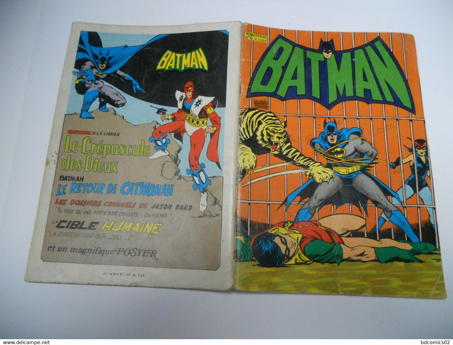 BATMAN N°6 PROLOGUE SAGEDITION 1976 BE - Batman
