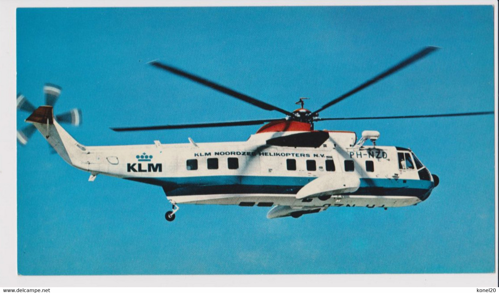 Rppc KLM K.L.M Royal Dutch Airlines Sikorsky S-61 N Helicopter - 1919-1938: Entre Guerres