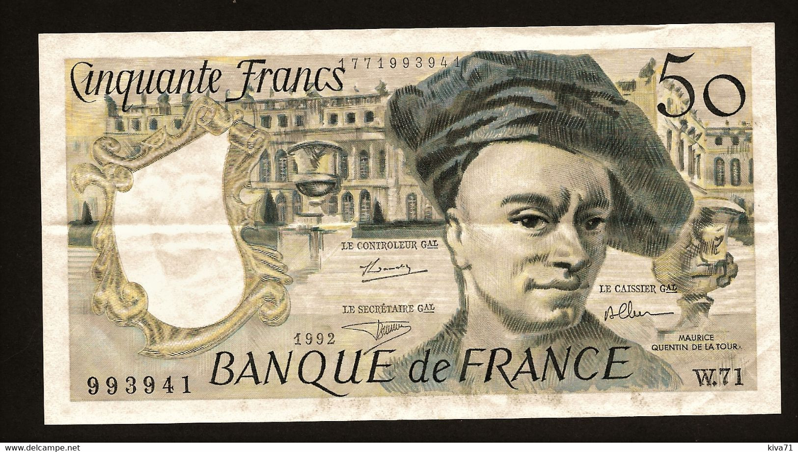 50 Francs "QUENTIN De La TOUR"     1992    SUP - 50 F 1976-1992 ''quentin De La Tour''