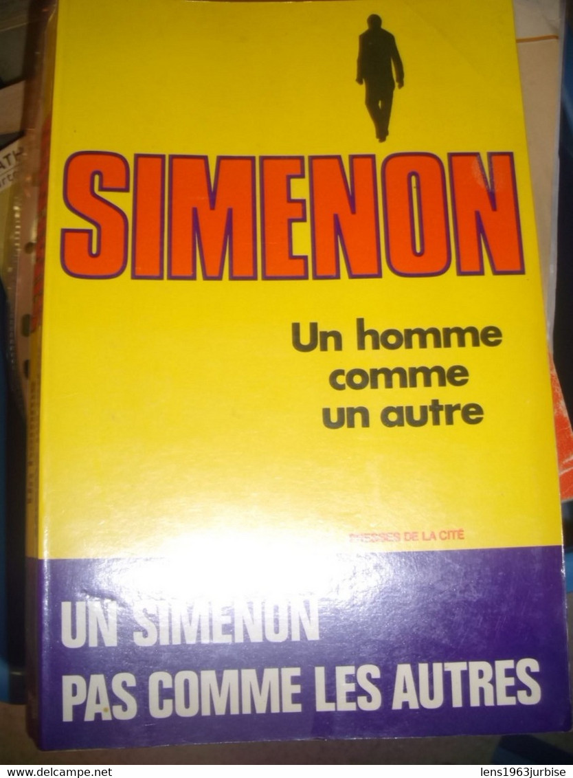 SIMENON , Georges , Un Homme Comme Un Autre - Belgian Authors