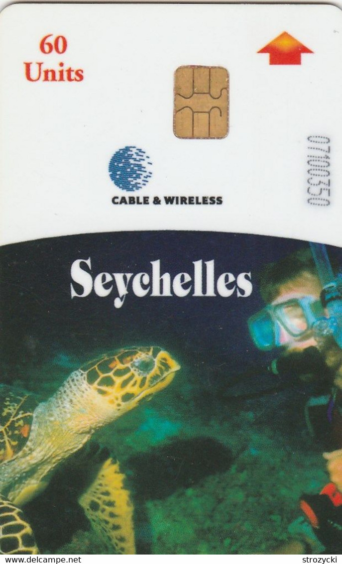 Seychelles - Sea Turtle (reverse B) - Seychelles