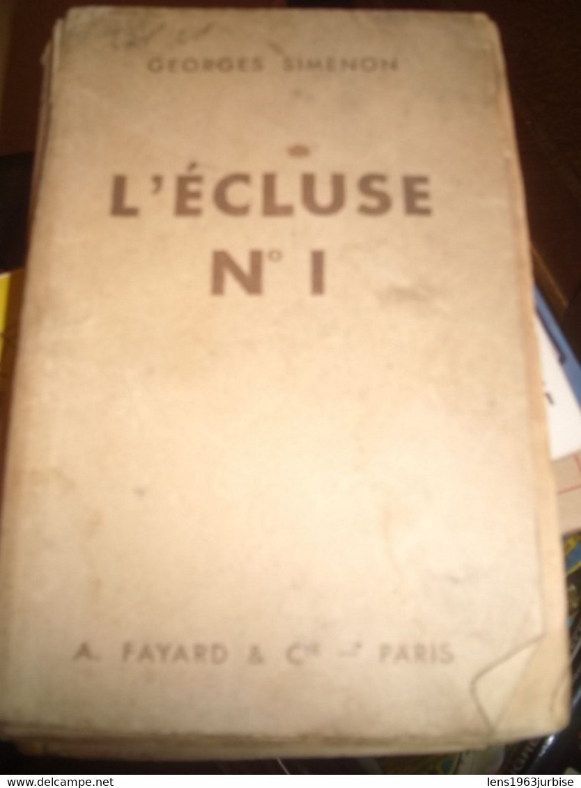 SIMENON ,L'écluse N° 1 - Autori Belgi