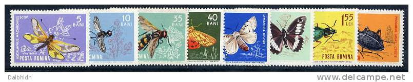 ROMANIA 1964 Insects Set  MNH / **.  Michel 2260-67 - Ungebraucht