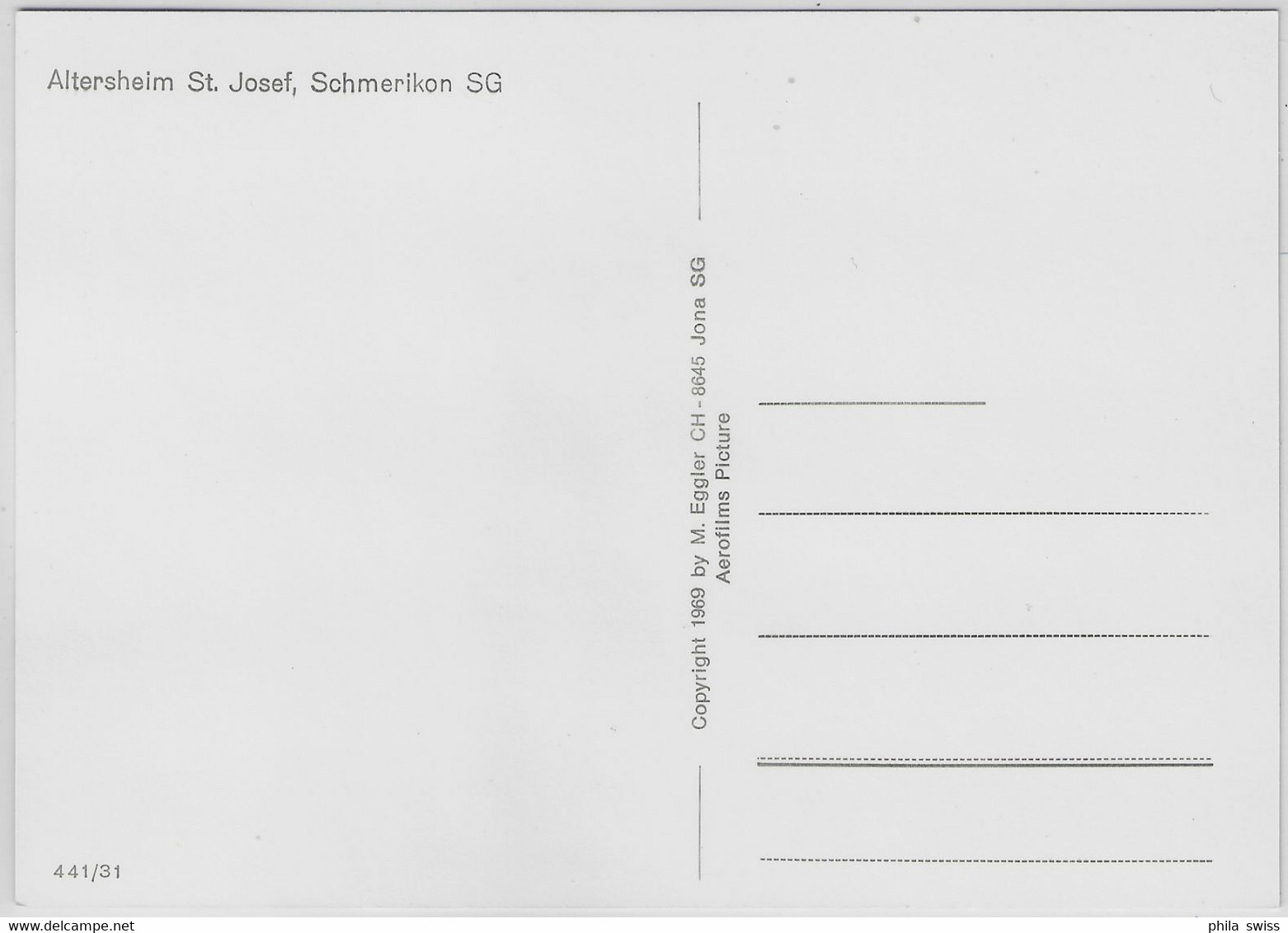 Flugaufnahme Altersheim St. Josef, Schmerikon SG - Schmerikon