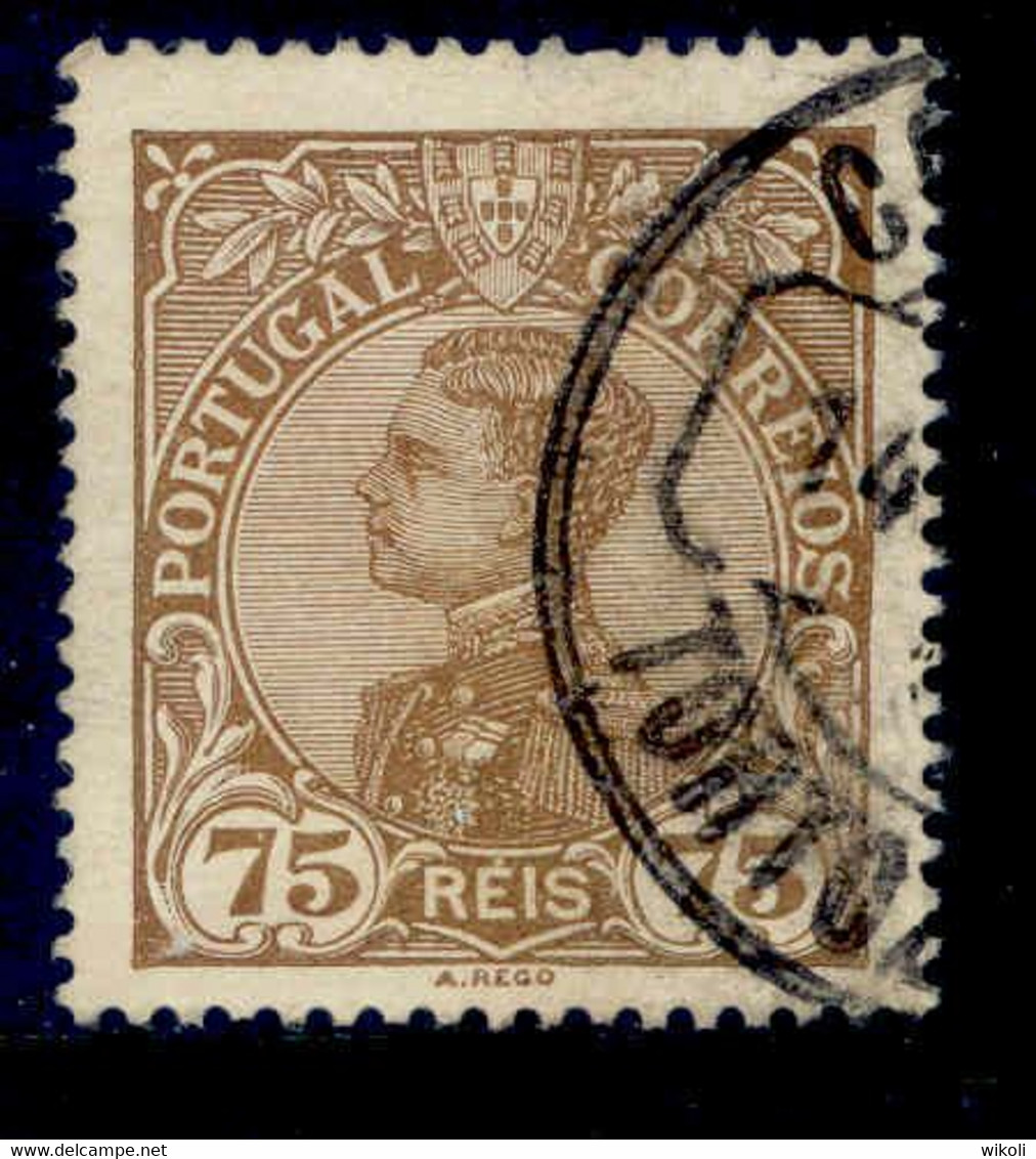 ! ! Portugal - 1910 King Manuel 75 R - Af. 163 - Used - Used Stamps