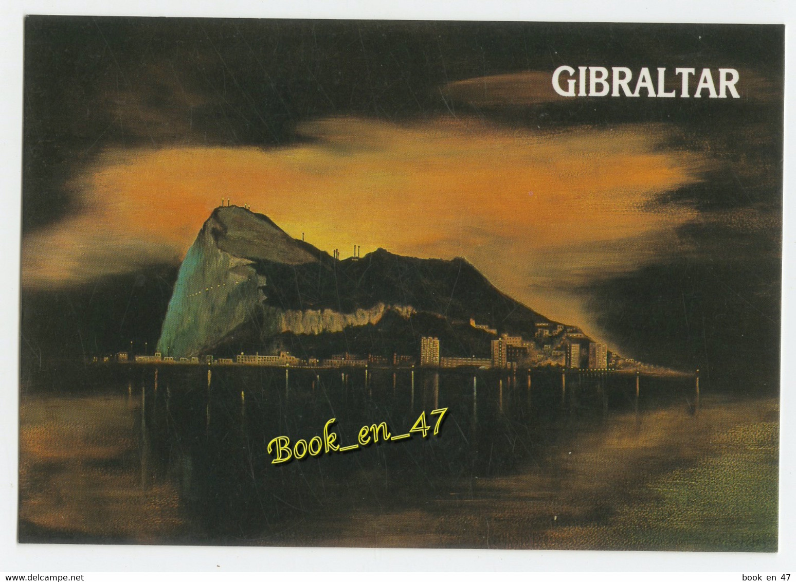 {84123} Gibraltar , Sunrise On The Rock - Gibraltar