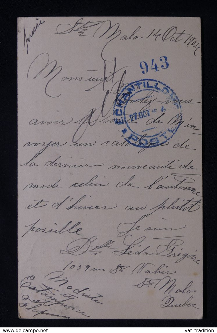 CANADA - Entier Postal De Quebec Pour Paris En 1904 - L 79947 - 1903-1954 Rois