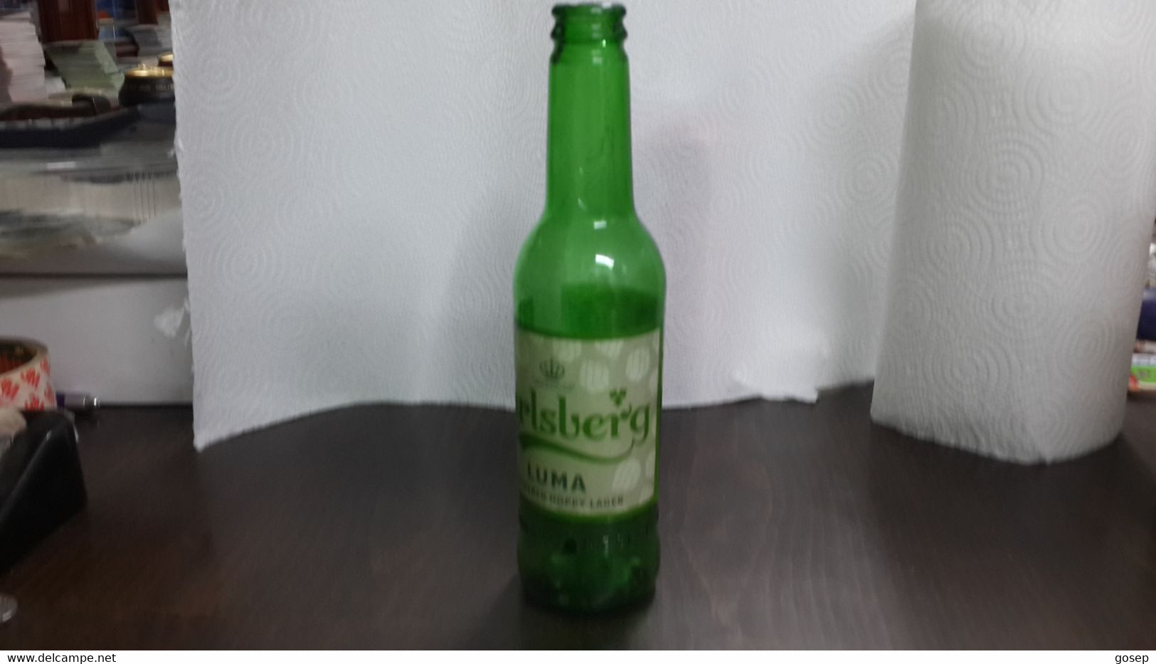 Israel-beer Bottle-carlsberg-luma-(5.2%)-(330ml)-used - Beer