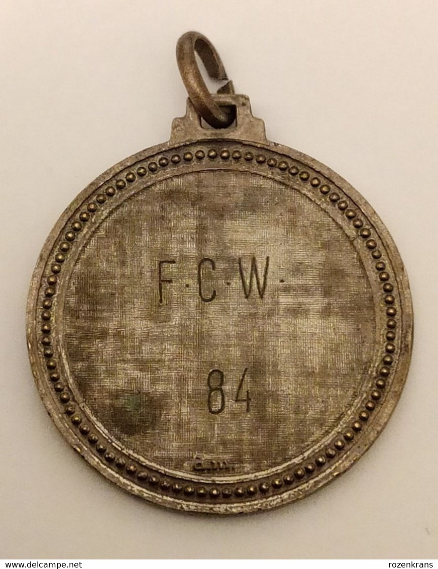 Football Voetball Fussball Foot Medal Médaille Sport Sports 1984 - Altri & Non Classificati