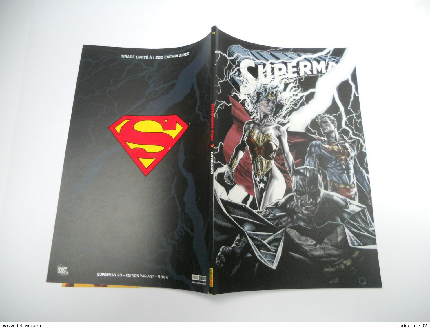 Superman N° 20 ( Juillet 2007 ) : " Folie Contagieuse " ( Édition Variant - Tirage Limité À 1250 Exemplaires ) - Superman