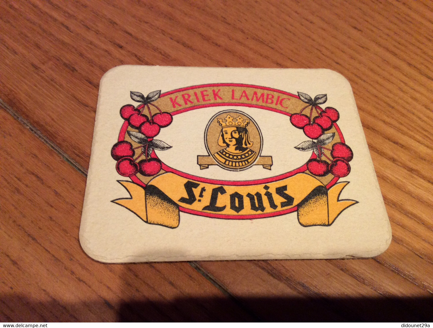 Sous-bock "KRIEK LAMBIC - St Louis" Bière Belge - Beer Mats