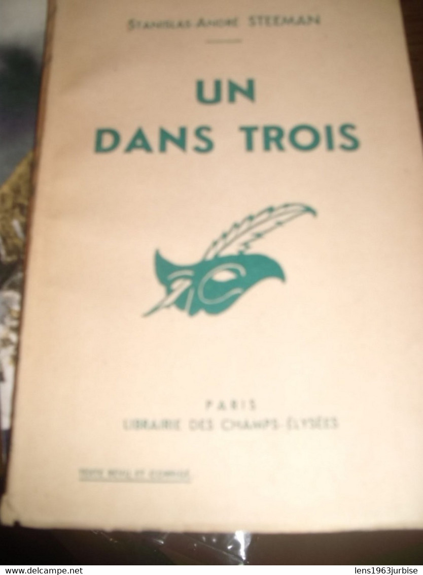 Stanislas - André Steeman ,  Un Dans Trois - Belgische Schrijvers