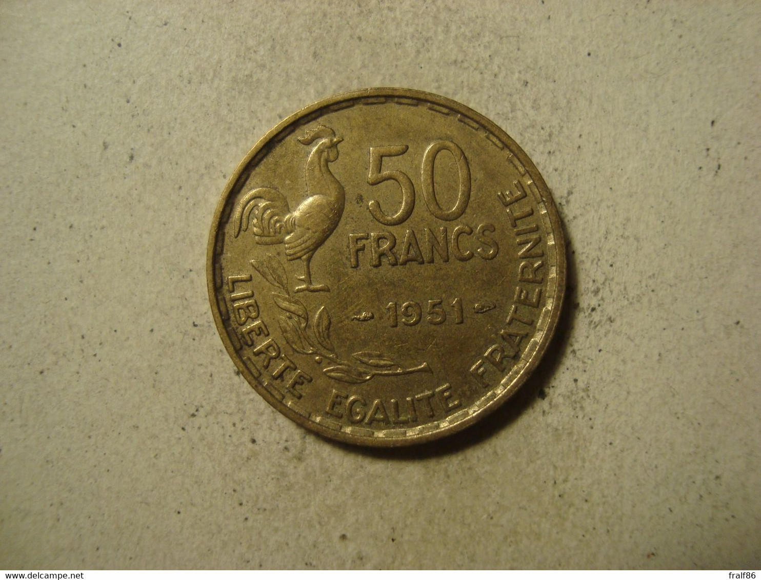 MONNAIE FRANCE 50 FRANCS GUIRAUD 1951 - 50 Francs