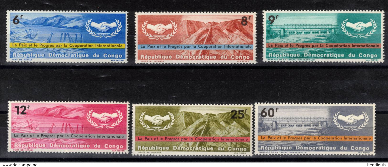 CONGO Timbres Neufs ** De 1965   ( Ref 1940 ) Coopération Internationale - Sonstige & Ohne Zuordnung