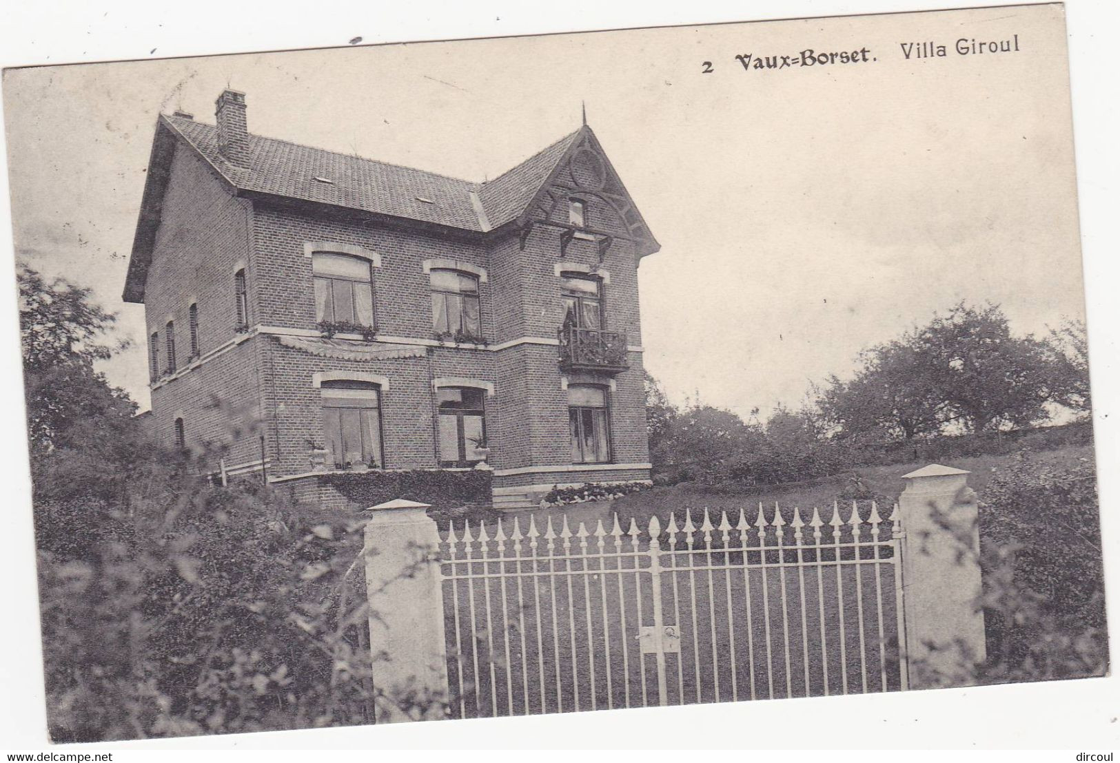 44455  -  Vaux-Borset  Villa  Giroul - Villers-le-Bouillet
