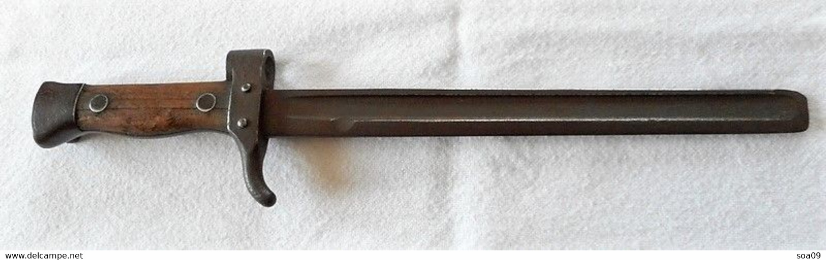 Baïonnette Berthier 1892 Lame Recoupée Outil Plat - Knives/Swords