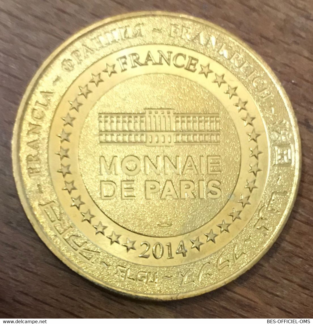 18 BOURGES PALAIS JACQUES COEUR N°5 MDP 2014 MÉDAILLE SOUVENIR MONNAIE DE PARIS JETON TOURISTIQUE MEDALS TOKENS COINS - 2014