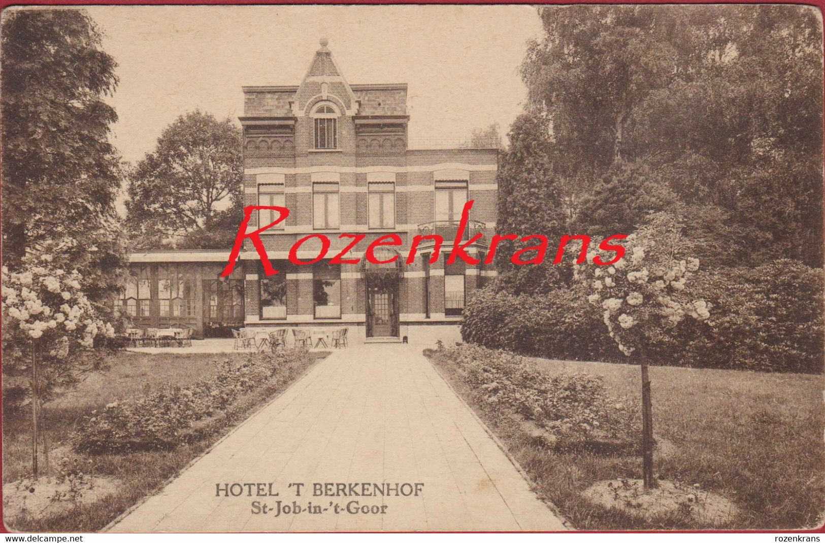 St Sint Job In 't Goor Brecht Hotel 't Berkenhof Pension De Famille Antwerpse Kempen (In Goede Staat) - Brecht