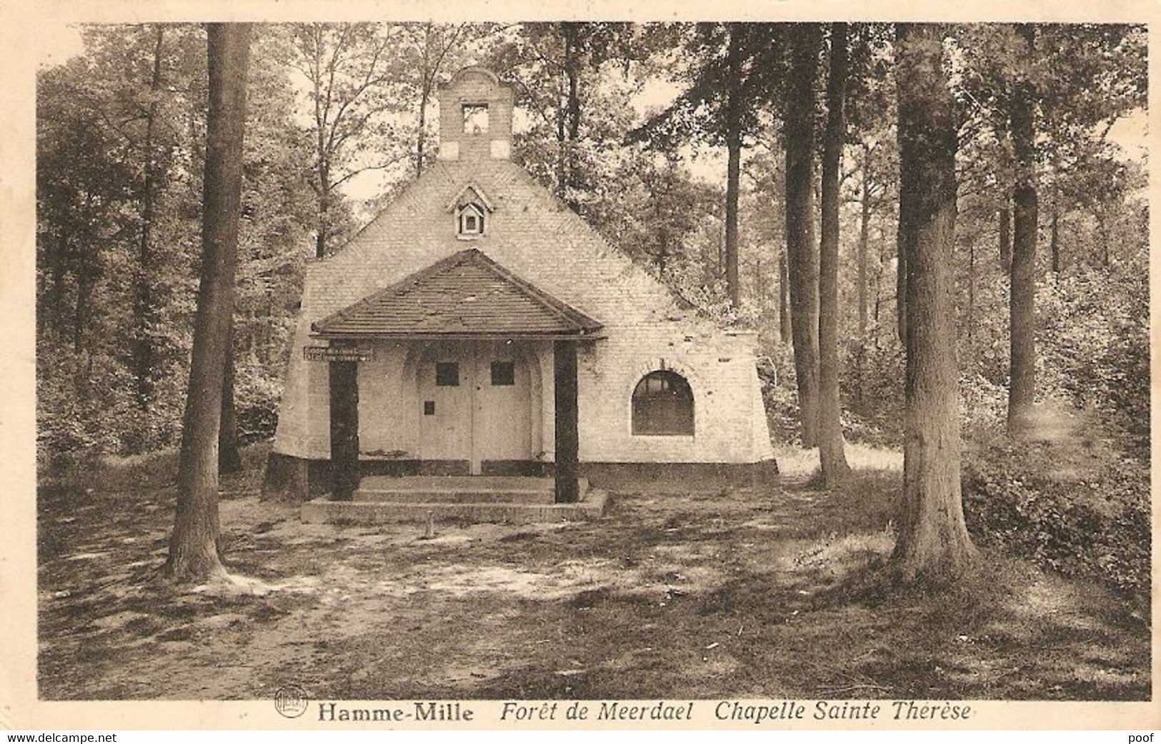 Hamme - Mille : Forêt De Meerdael / Chapelle Sainte Thérèse 1950 - Bevekom