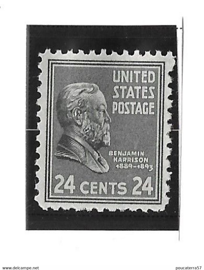 USA=1938-54  Benjamin Harrison   24  Cents  Stamp Issue  Scot#828 - Ungebraucht