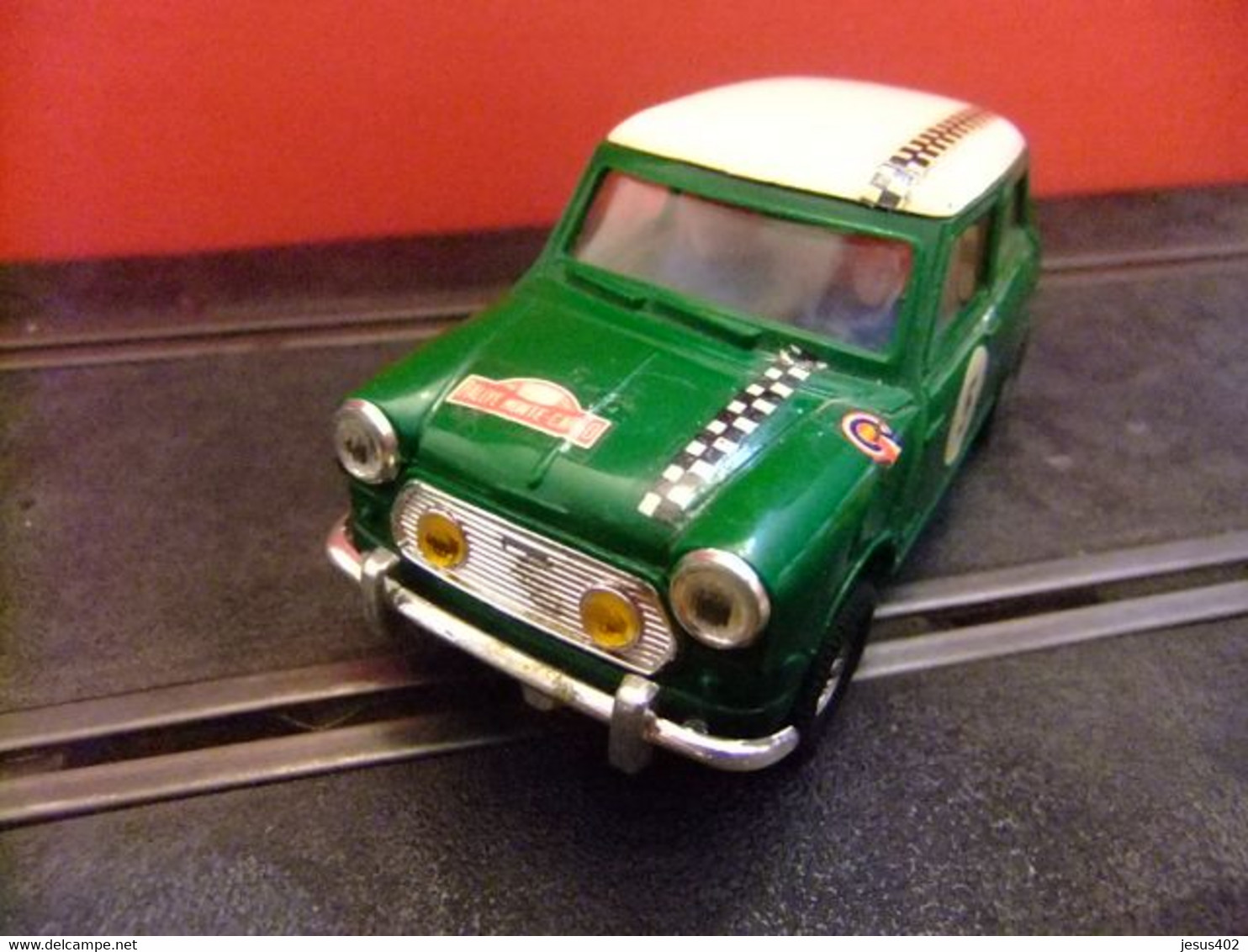 SCALEXTRIC EXIN MINI COOPER verde C 45 - Road Racing Sets