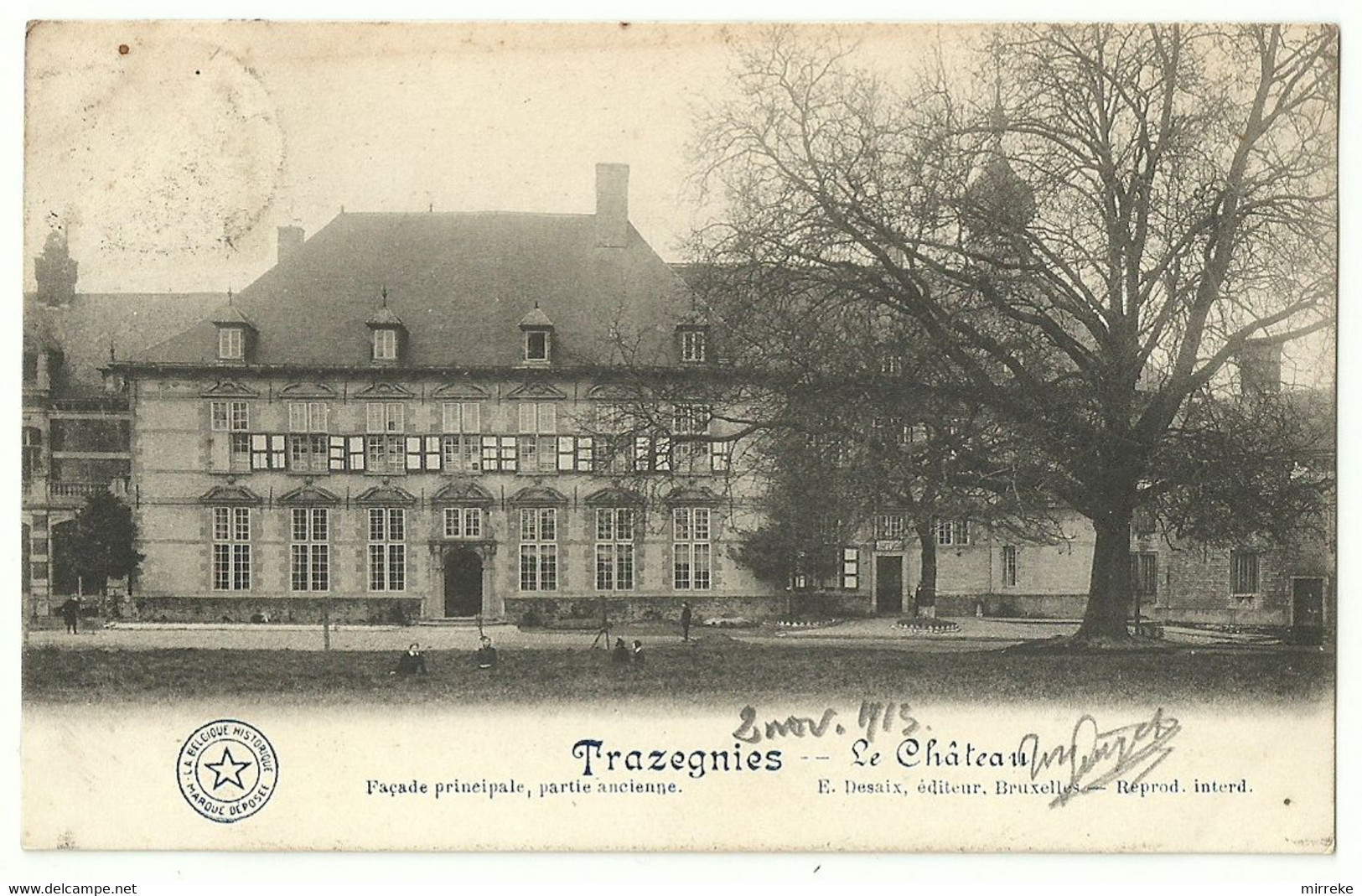 4 X TRAZEGNIES  -  Château  -  Zie / Voir Scan's - Courcelles