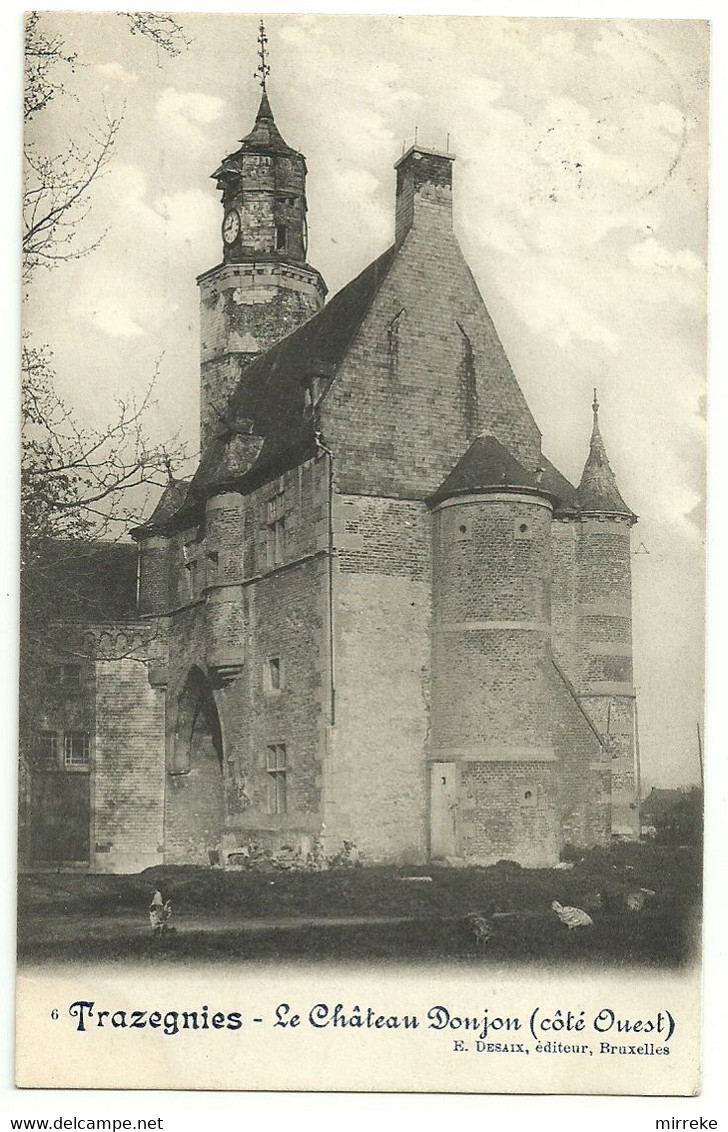 4 X TRAZEGNIES  -  Château  -  Zie / Voir Scan's - Courcelles