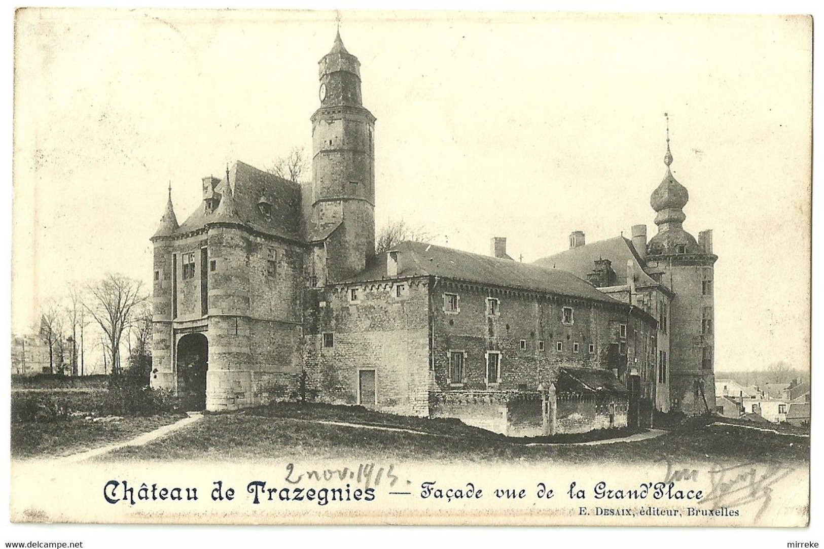 4 X TRAZEGNIES  -  Château  -  Zie / Voir Scan's - Courcelles