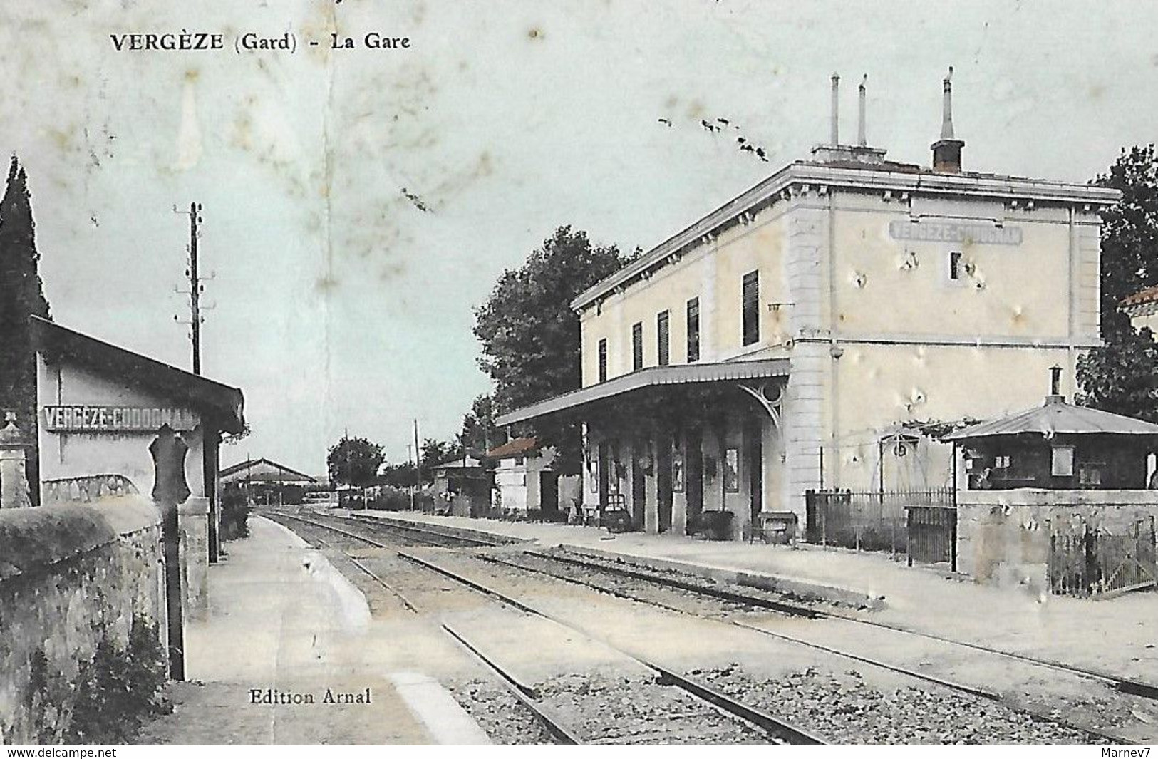 30 - Gard - VERGEZE - La Gare - Vergèze