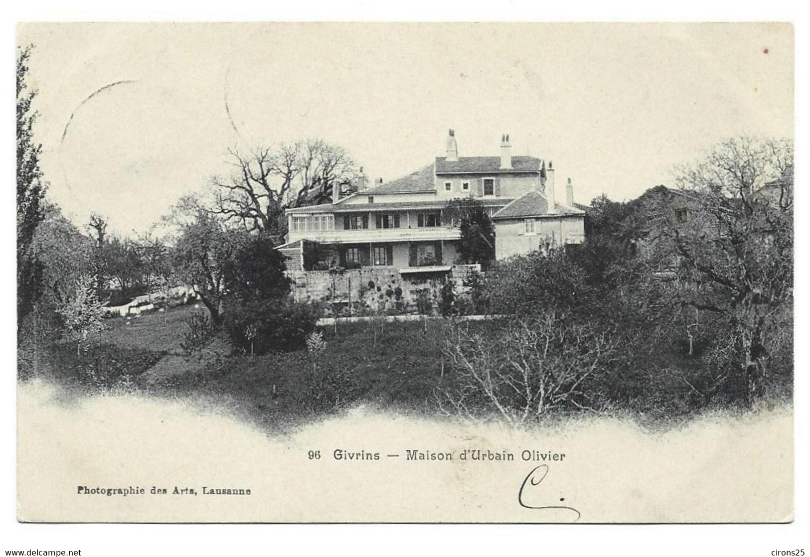 SUISSE VD  Givrins Maison D'Urbain Olivier - Givrins