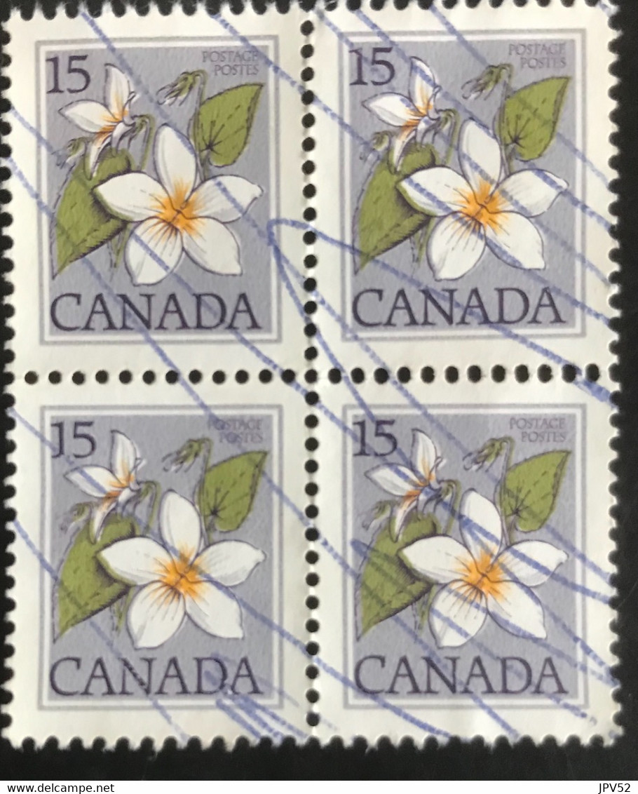 Canada - P4/23 - (°)used - 1979 - Michel 745 - Canadees Viooltje - Blocs-feuillets