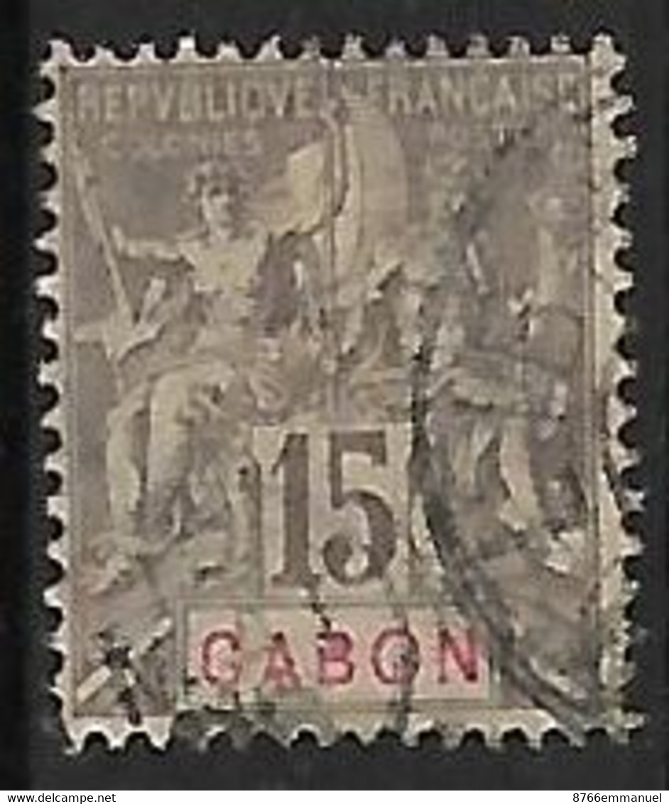 GABON N°21 - Gebraucht