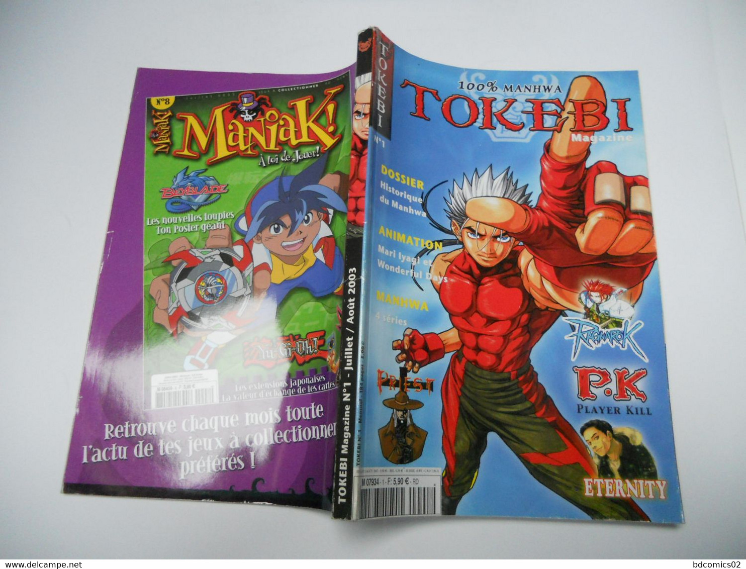 ToKEBI MAGAZINE N° 1 : HISTORIQUE DU MANHWA -2003 TBE /////////C9 - Revistas