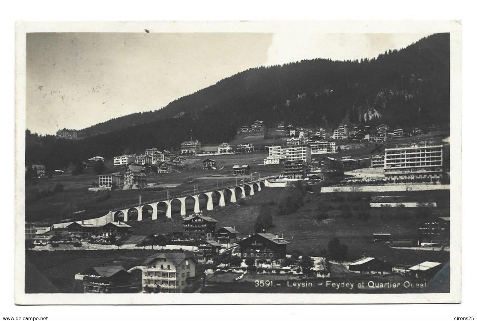 SUISSE VD Leysin Feydey Et Quartier Ouest - Fey