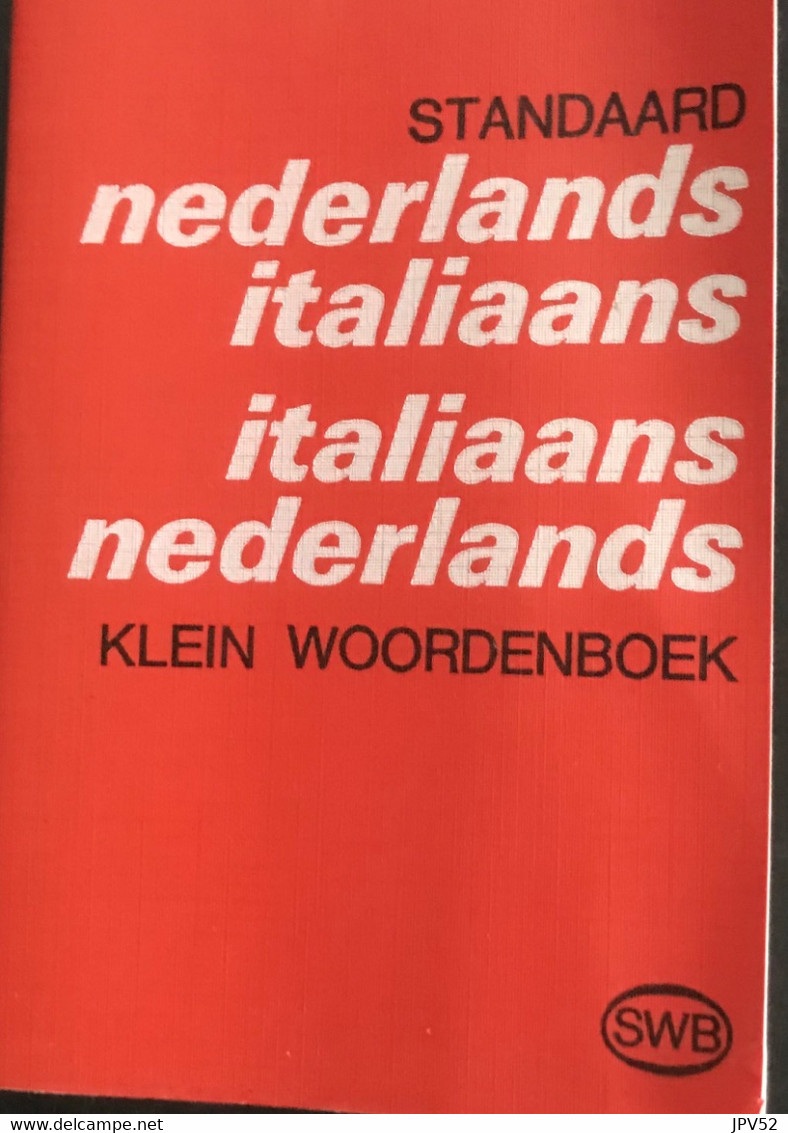 (401) Klein Woordenboek - Ned.- Ital. & Ital.- Ned. - Standaard - 451p - Dictionaries