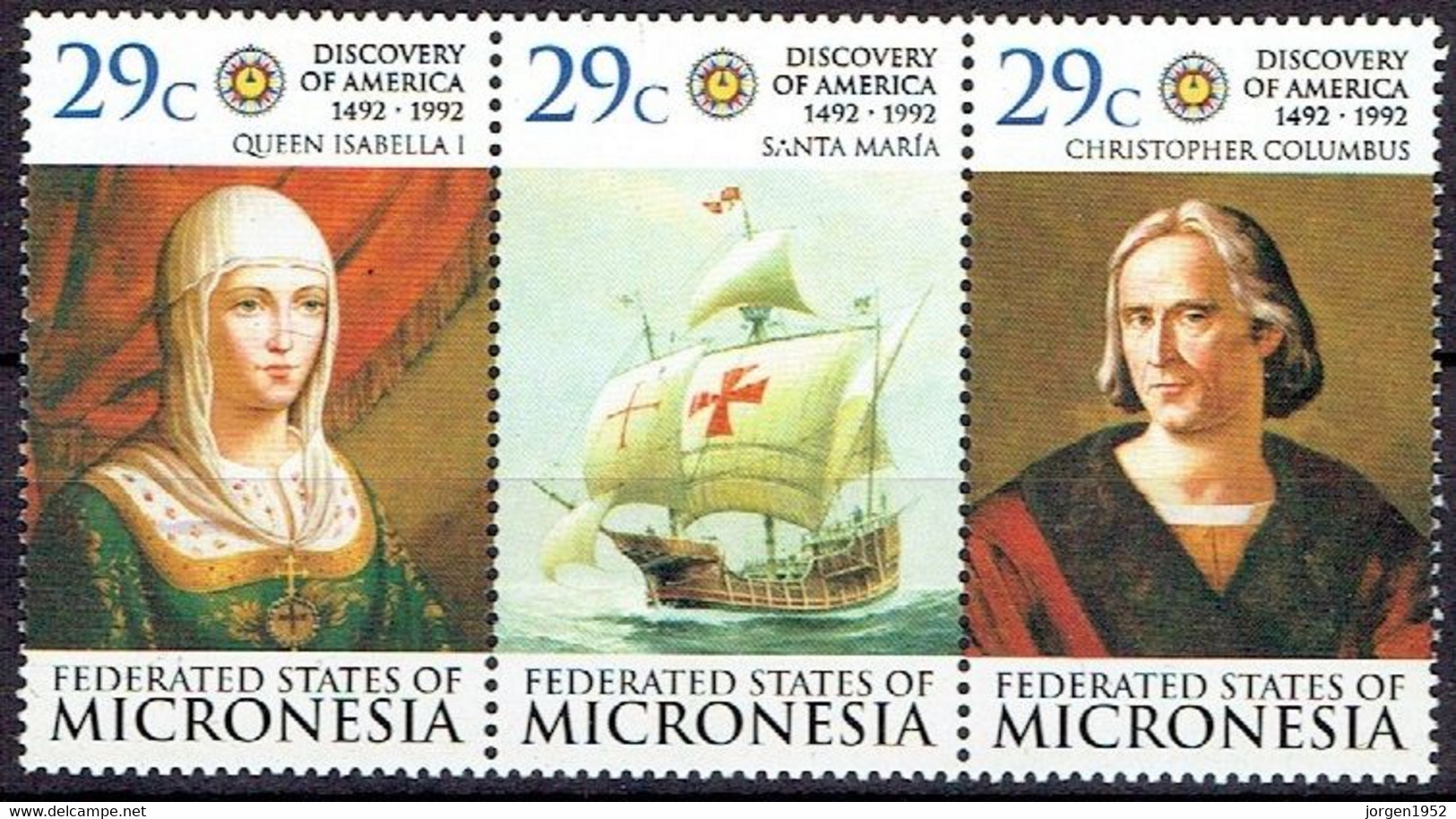 MICRONESIA # FROM 1992  STAMPWORLD 259-61** - Micronesia