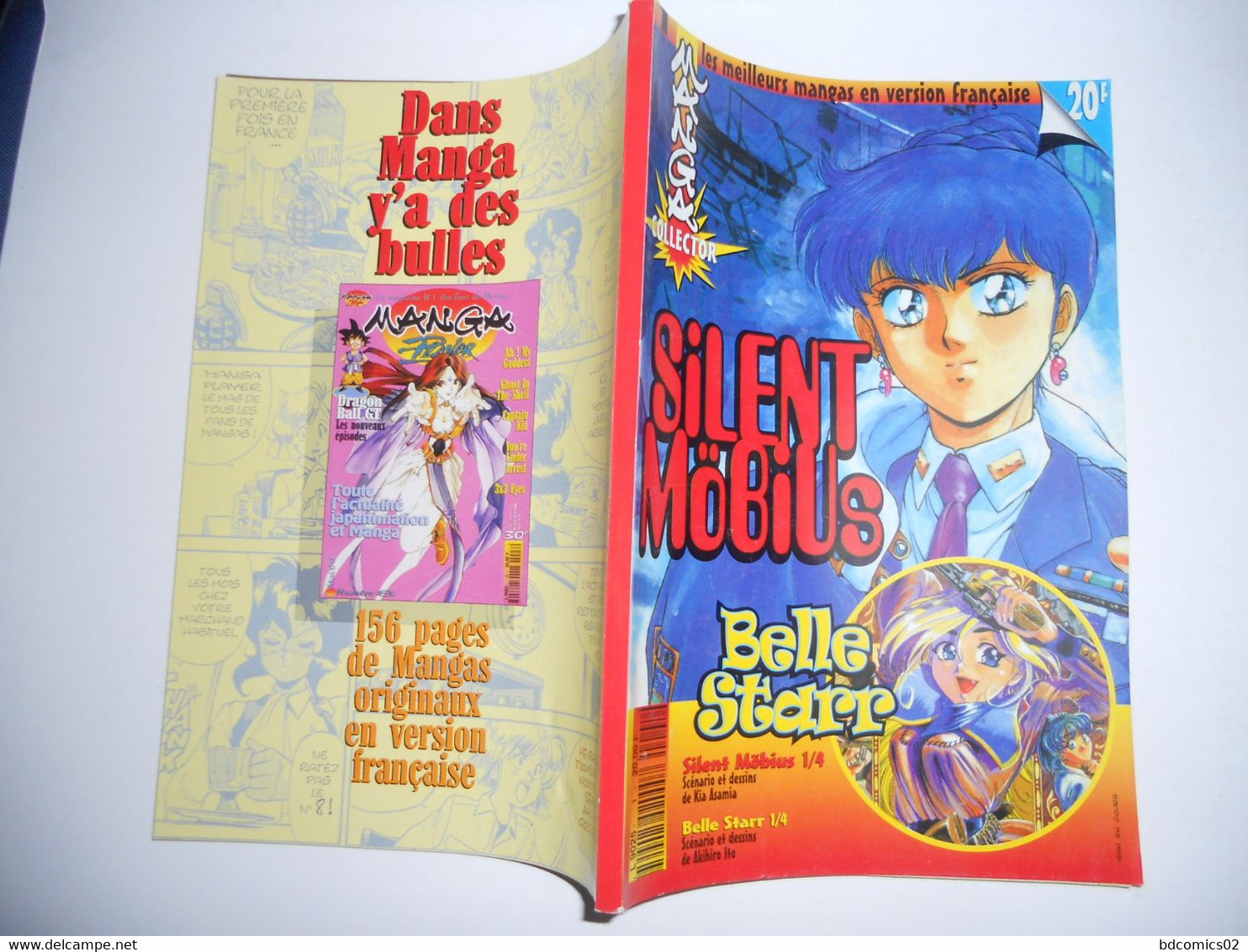 MANGA COLLECTOR Silent Mobius Manga Collector N° 1 : Belle Starr 1996   C6 - Tijdschriften