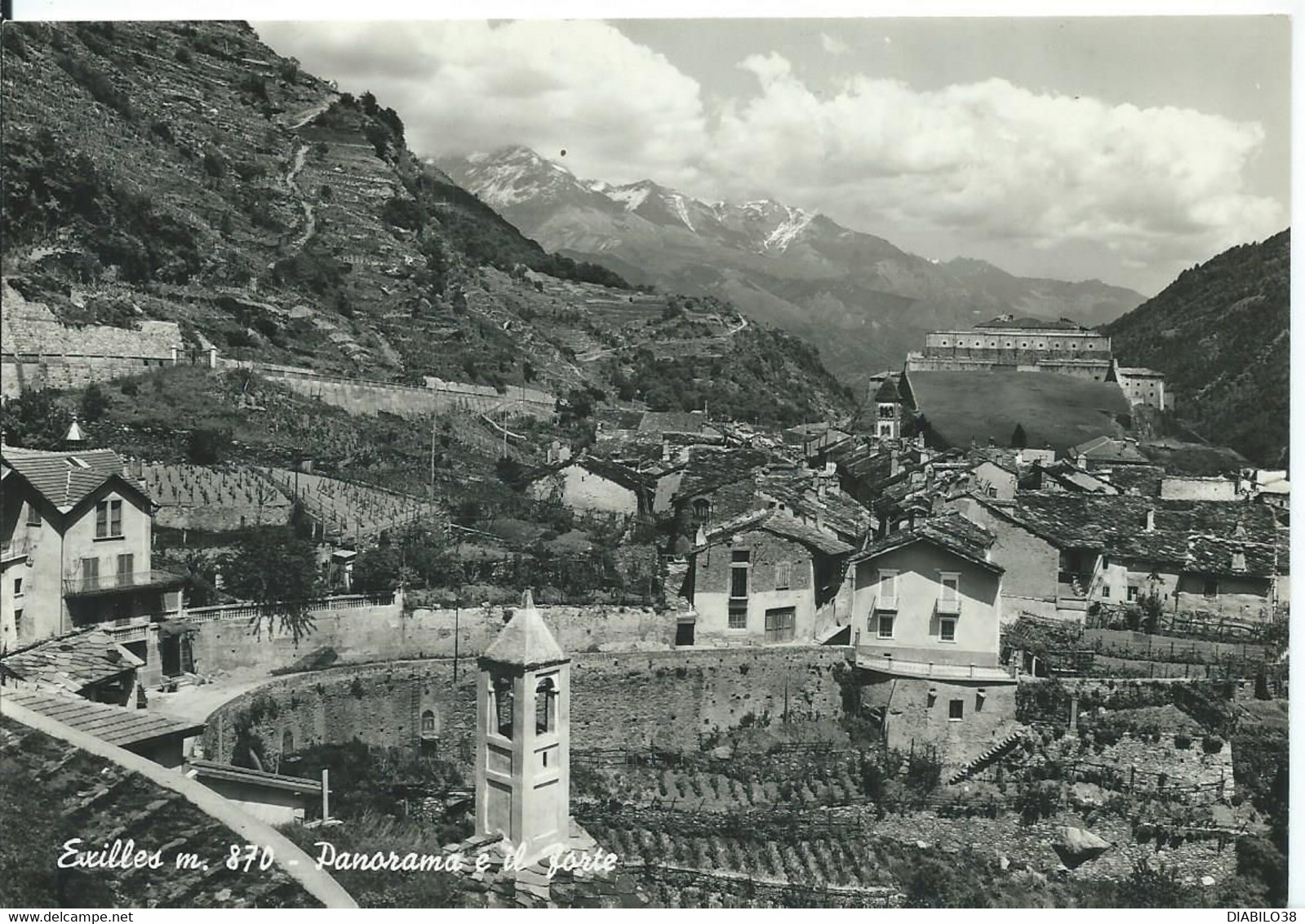 EXILLES  ( ITALIE )   PANORAMA E IL FORTE - Autres & Non Classés