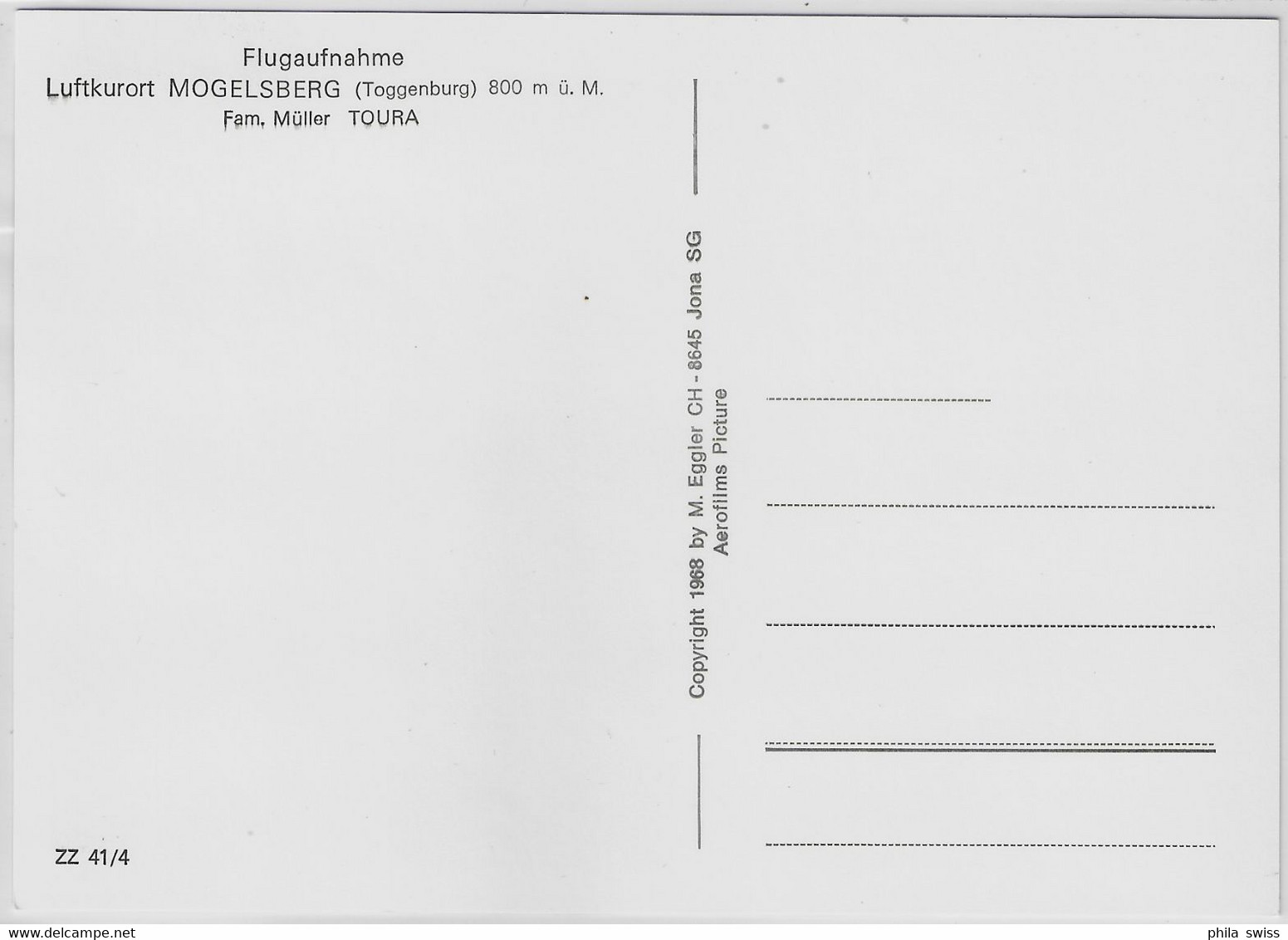 Flugaufnahme Mogelsberg SG - Mogelsberg