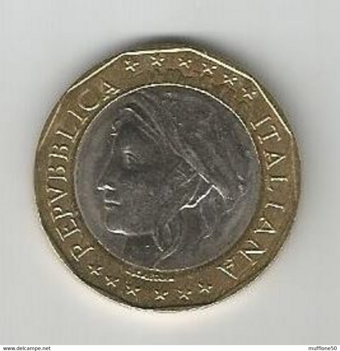 Italia. Moneta Da 1.000 Lire Del 1997 - Errore Di Conio, Germania Ancora Divisa. - Collections