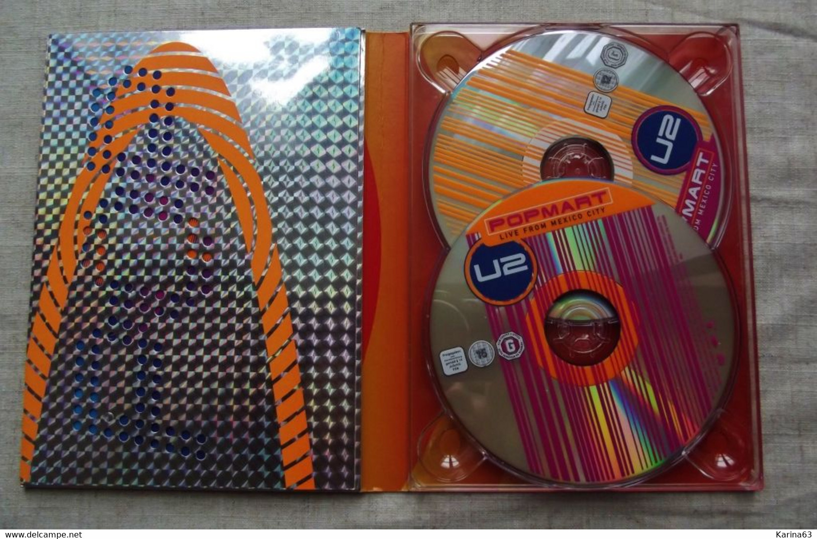 U2 ‎– Popmart Live From Mexico City - 2007 - DVD Musicales