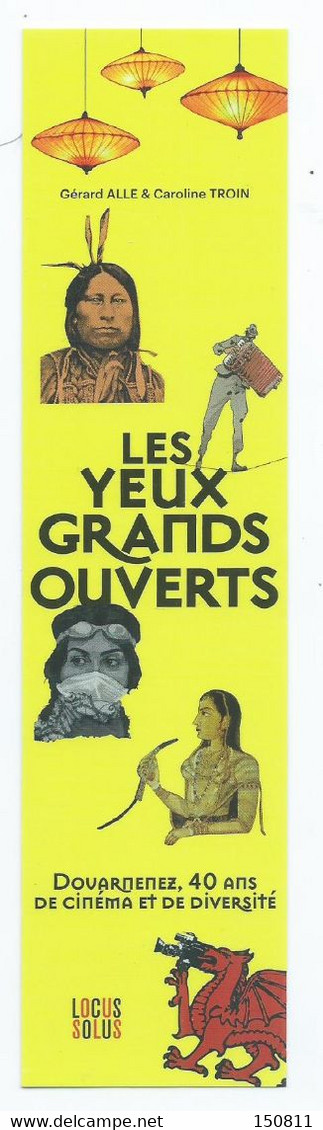 MARQUE PAGE " Les Yeux Grands Ouverts "  ÉDITIONS LOCUS SOLUS - Bookmarks